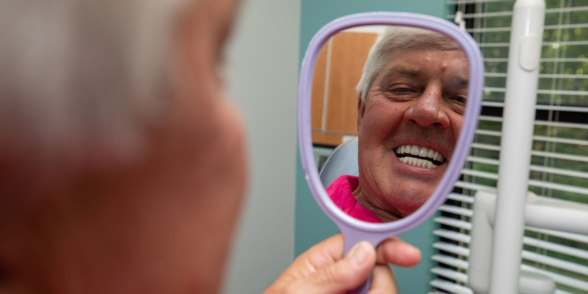 dental patient smiling